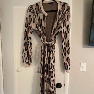 Leopard Duster Cardigan